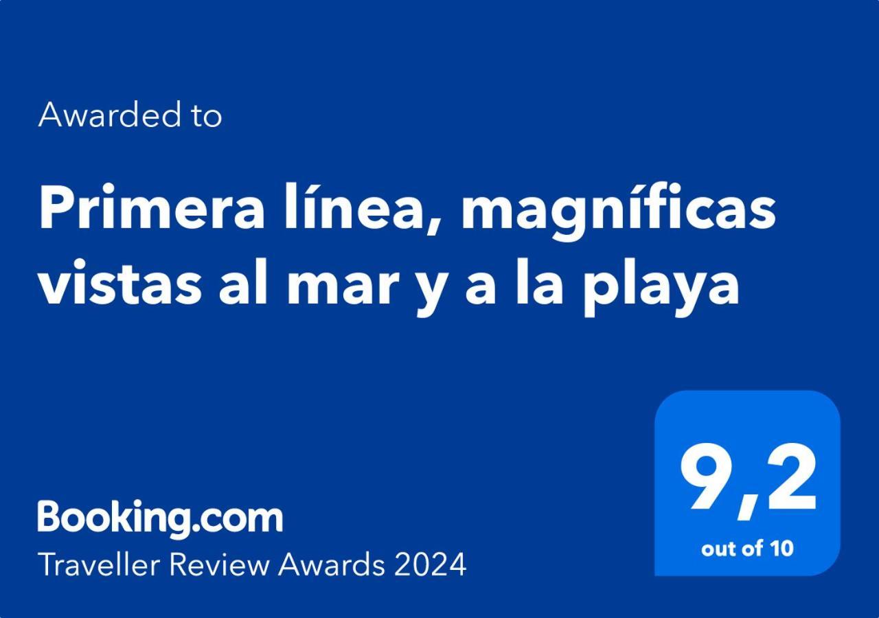 Primera Linea, Magnificas Vistas Al Mar Y A La Playa Retamar  Exterior foto